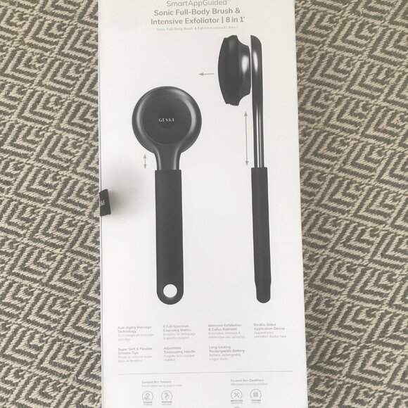 New boxed GESKE Sonic Full-Body Brush & Intensive Exfoliator | 8 in 1 | Electric - Picture 9 of 11